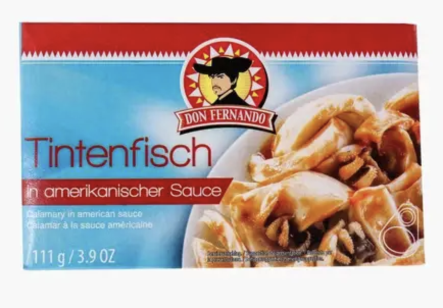 Кальмари в американському соусі Don Fernando Tintenfish in american sauce 111г